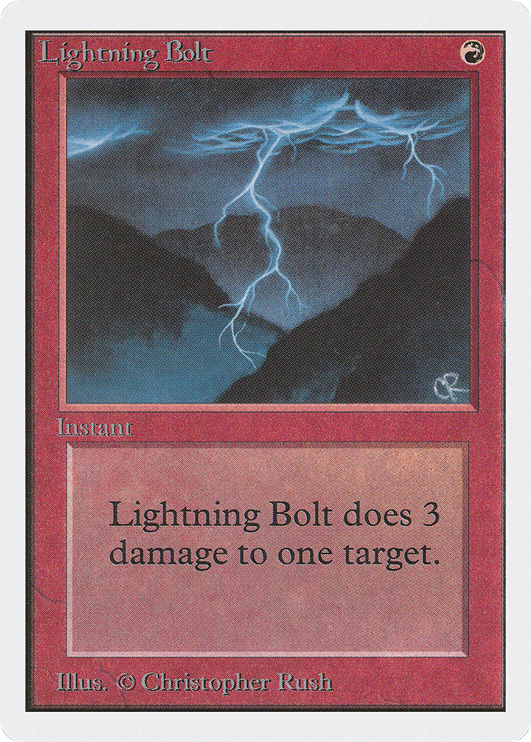 Image of Lightning Bolt (2ED-) - Unlimited Edition