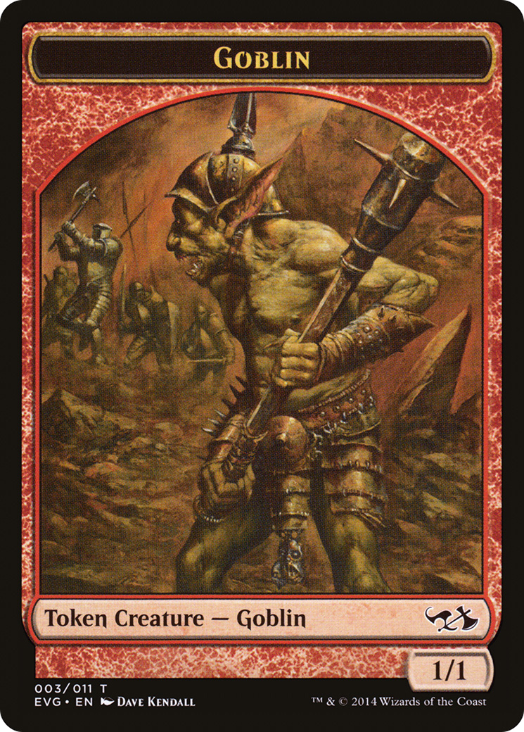 Image of Goblin Token (Elves vs. Goblins) (DD3-003) - Duel Decks Anthology: Elves vs. Goblins Tokens