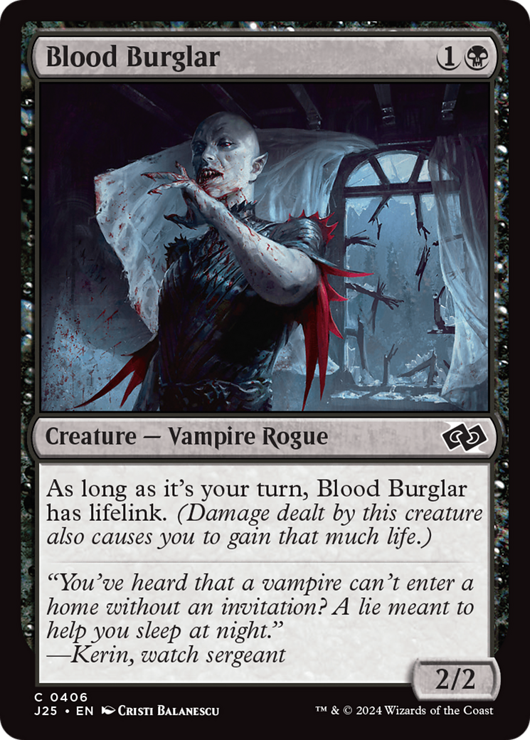Image of Blood Burglar (J25-406) - Foundations Jumpstart