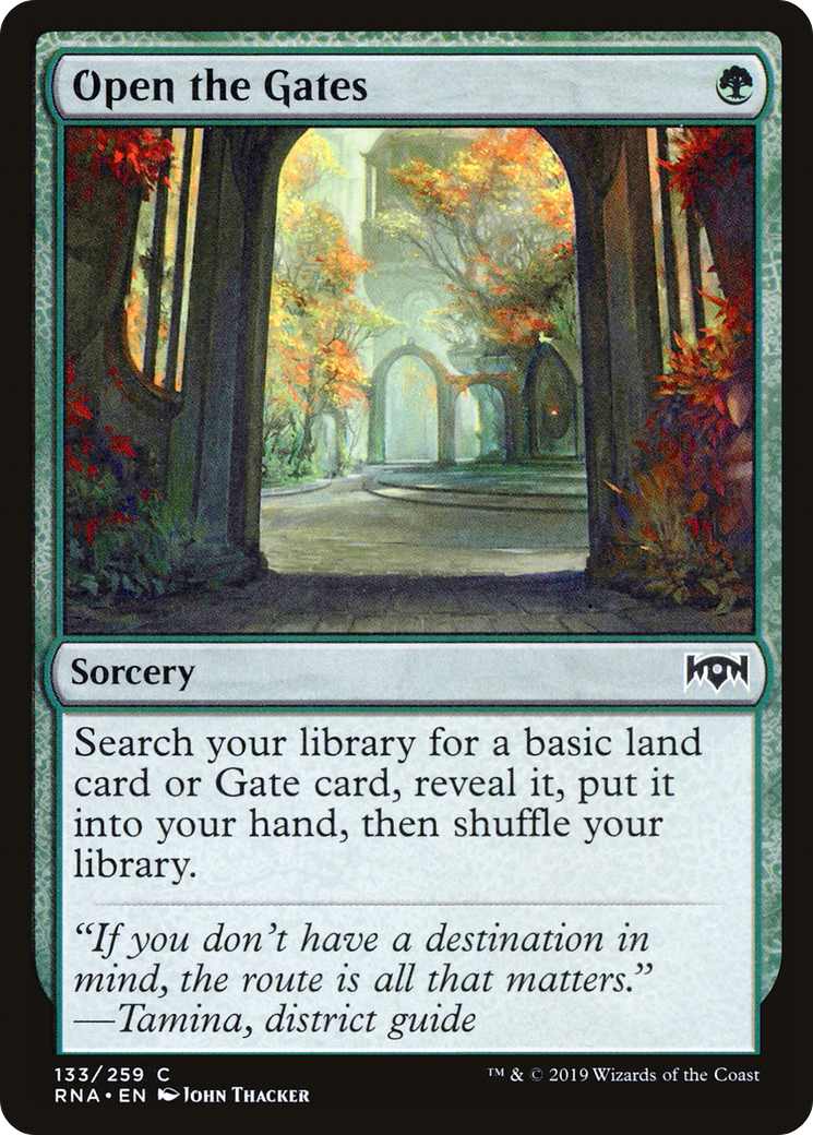 Image of Open the Gates (RNA-133) - Ravnica Allegiance