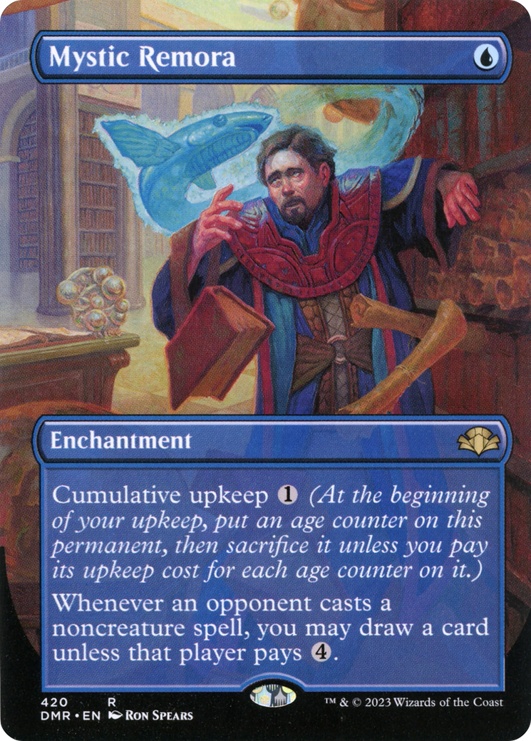 Image of Mystic Remora (Borderless) (DMR-420) - Dominaria Remastered (Borderless)