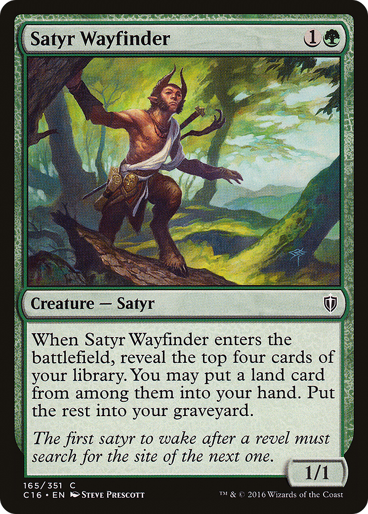 Image of Satyr Wayfinder (C16-165) - Commander 2016