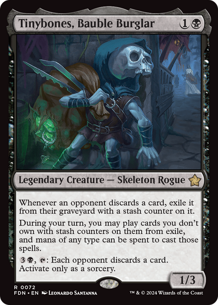 Image of Tinybones, Bauble Burglar (FDN-072) - Foundations Foil