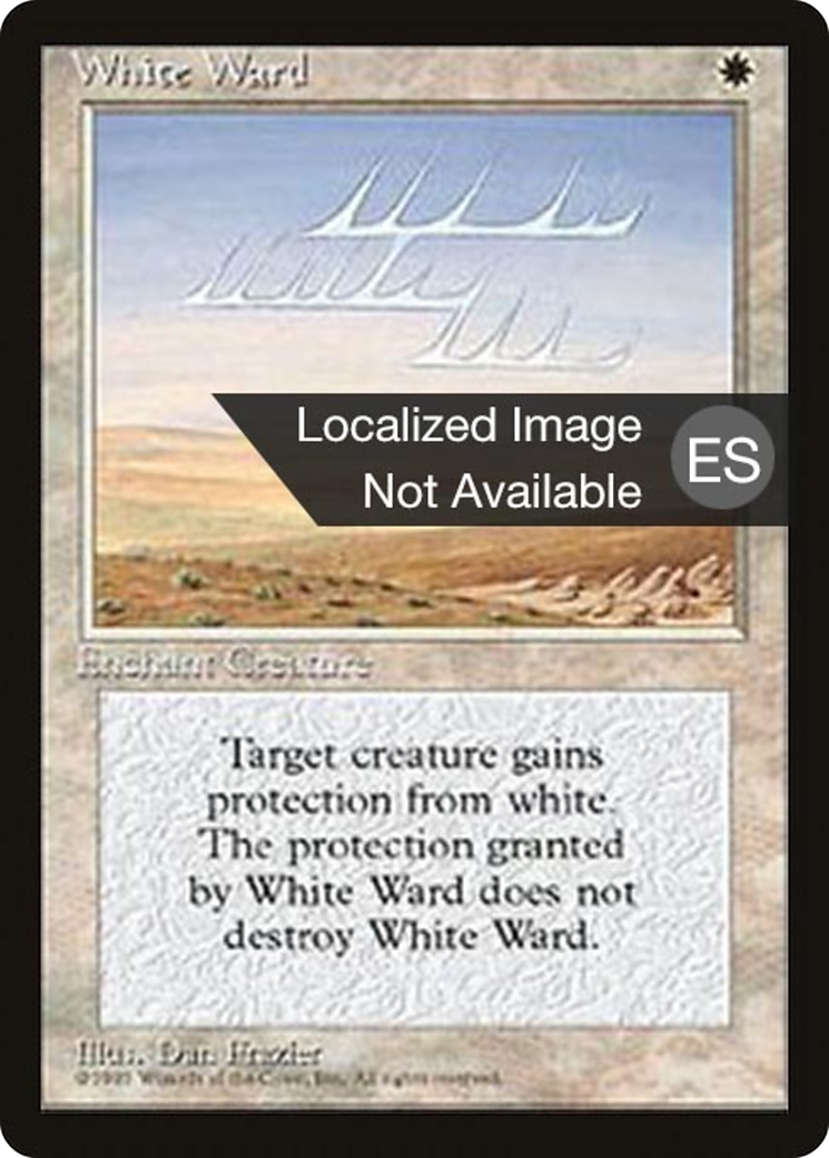 Image of White Ward (4BB-) - Fourth Edition Foreign Black Border