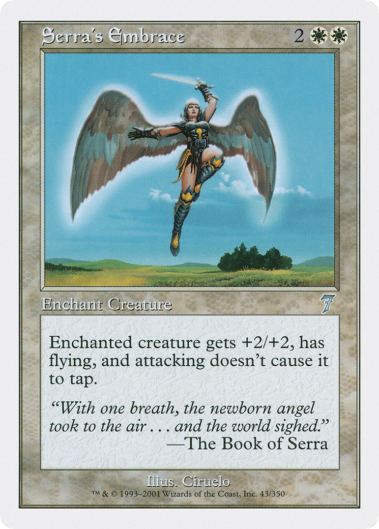 Image of Serra's Embrace (7ED-043) - 7th Edition