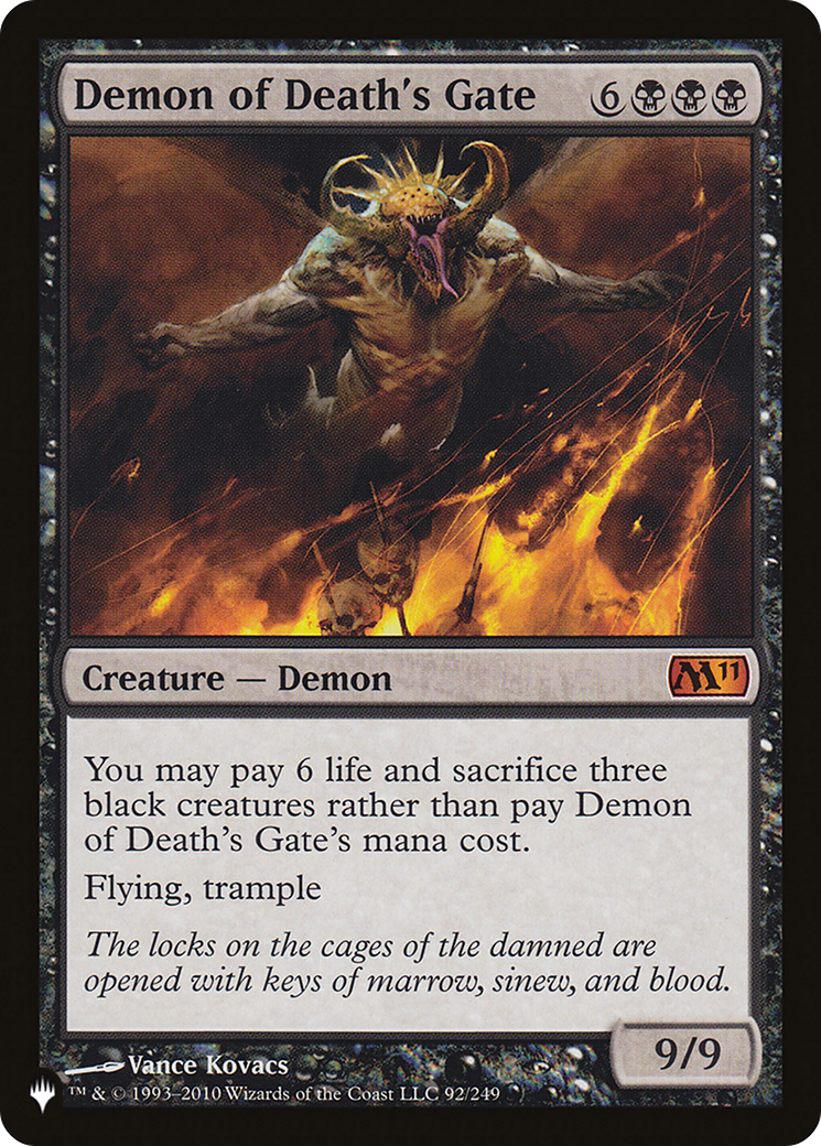 Image of Demon of Death's Gate (LIST-M11-92) - The List