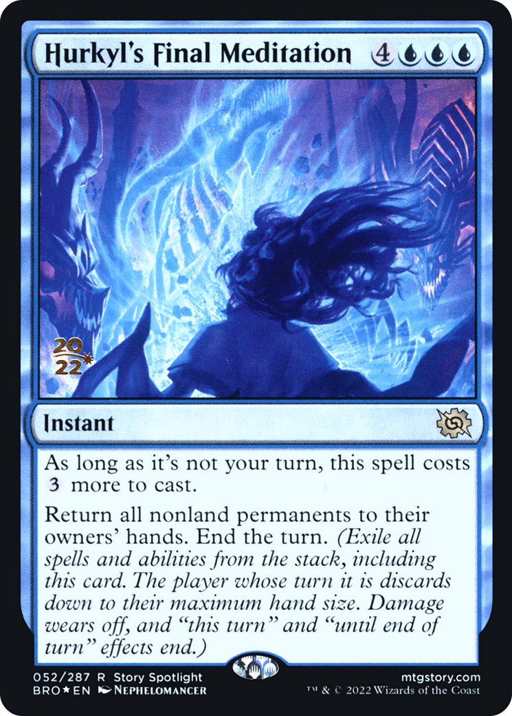 Image of Hurkyl's Final Meditation (PRE-052) - The Brothers' War Promos Foil