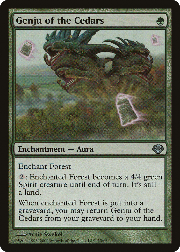 Image of Genju of the Cedars (DDD-013) - Duel Decks: Garruk vs. Liliana