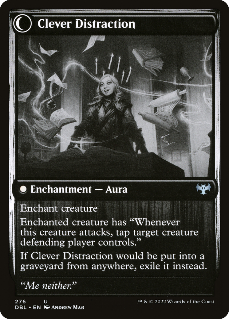 Image of Distracting Geist (DBL-276) - Innistrad: Double Feature: (Double Faced Transform) Foil