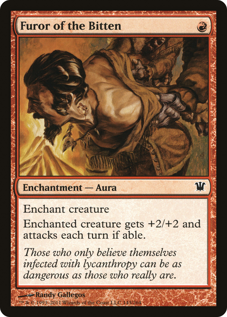 Image of Furor of the Bitten (ISD-143) - Innistrad