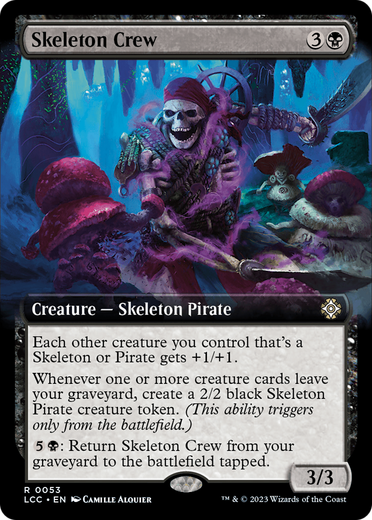Image of Skeleton Crew (Extended Art) (LCC-053) - The Lost Caverns of Ixalan Commander: (Extended Art)