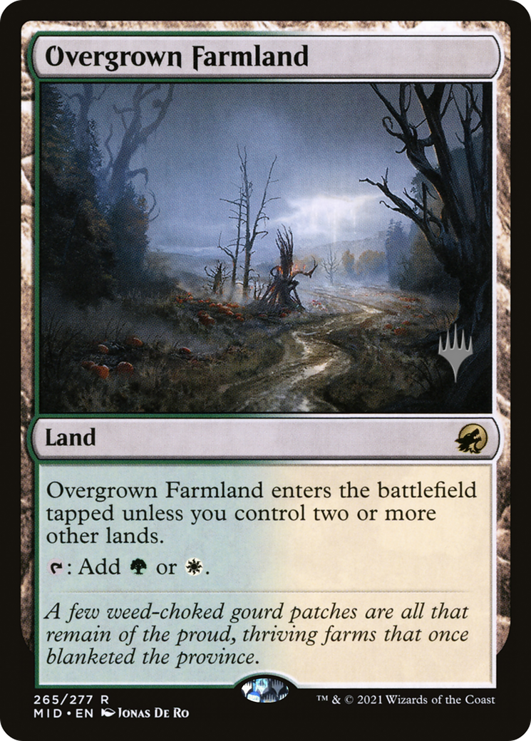 Image of Overgrown Farmland (PPMID-265) - Innistrad: Midnight Hunt Promos