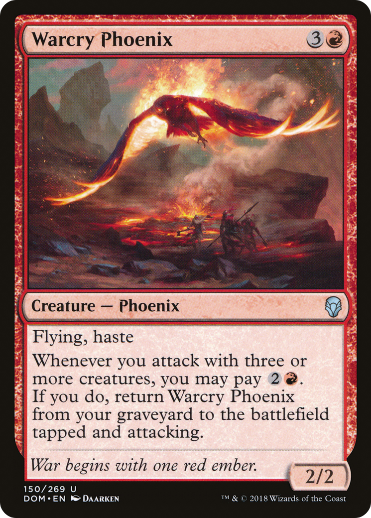 Image of Warcry Phoenix (DOM-150) - Dominaria