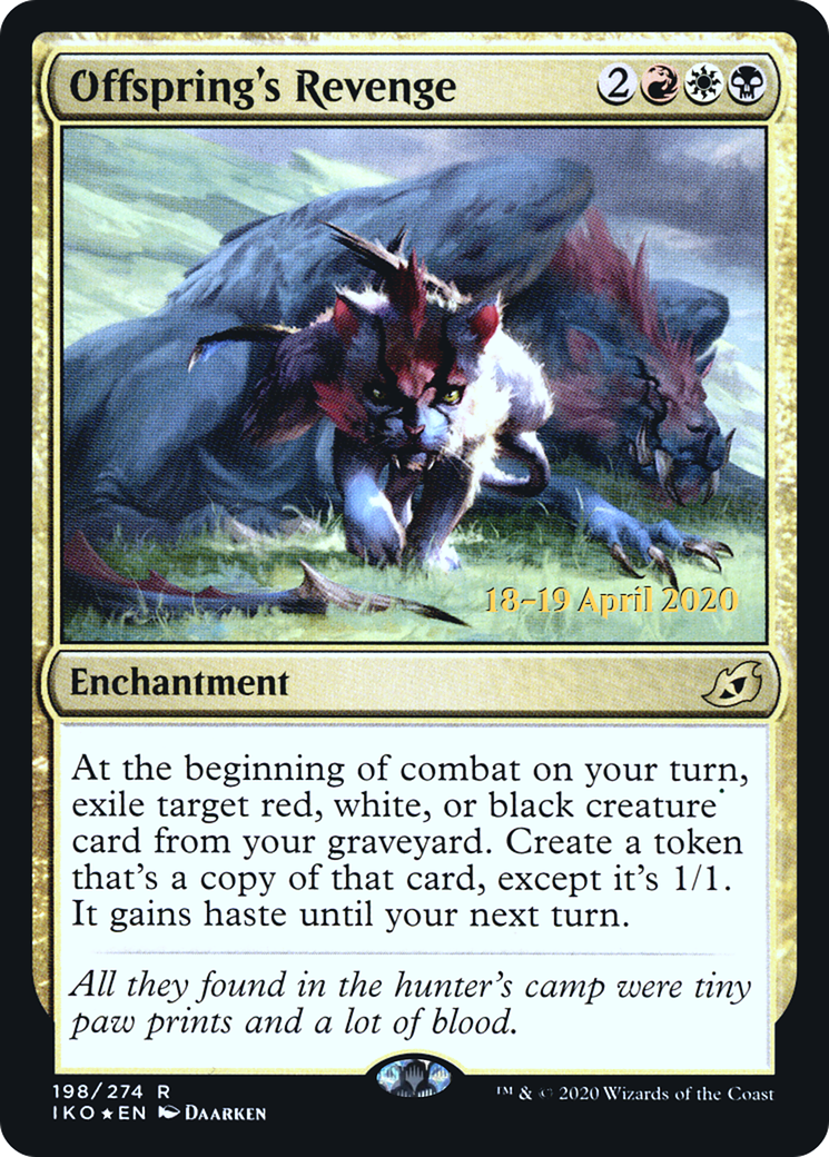 Image of Offspring's Revenge (PRE-198S) - Ikoria: Lair of Behemoths Promos Foil