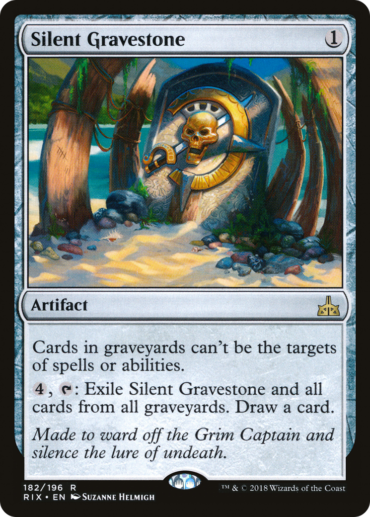Image of Silent Gravestone (RIX-182) - Rivals of Ixalan