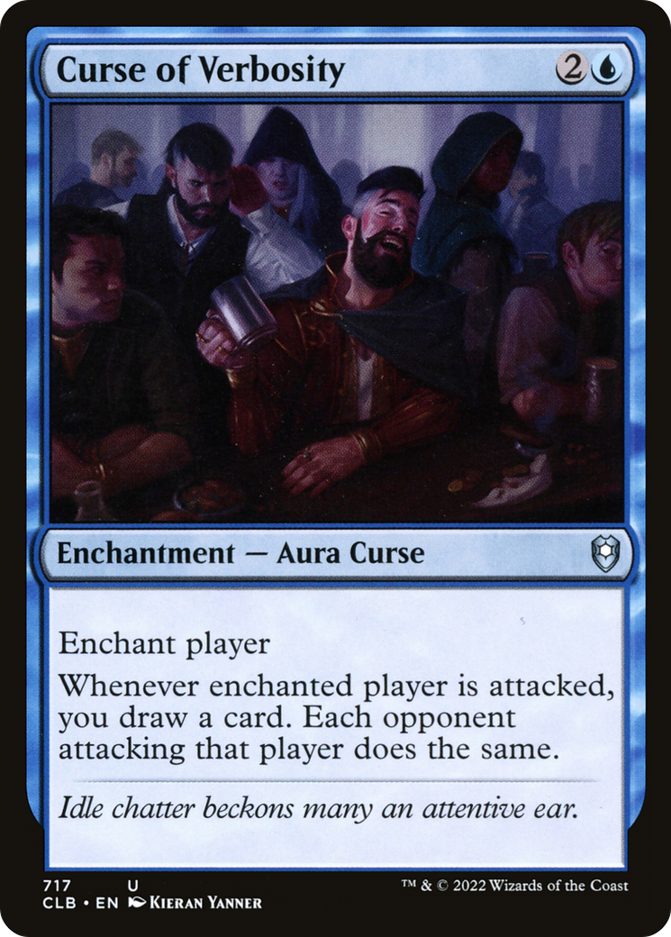 Image of Curse of Verbosity (CLB-717) - Commander Legends: Battle for Baldur's Gate