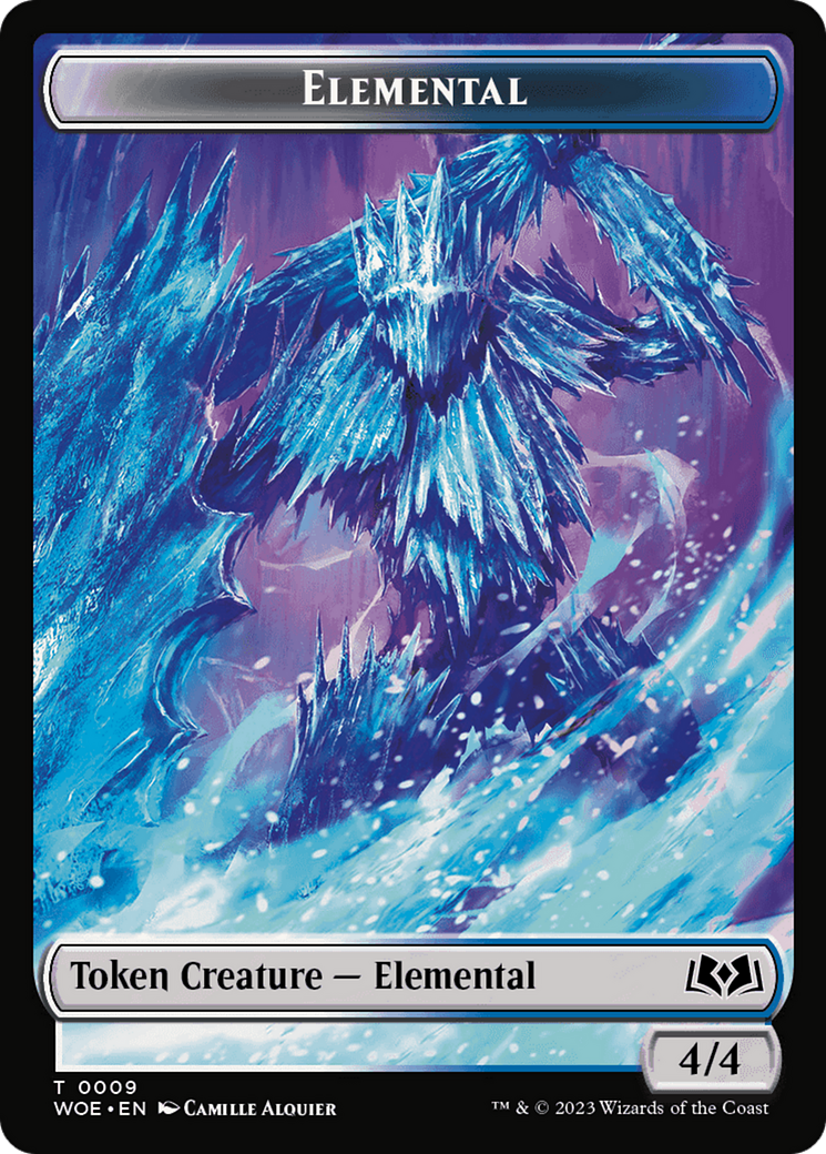 Image of Elemental (TWOE-009) - Wilds of Eldraine Tokens Foil