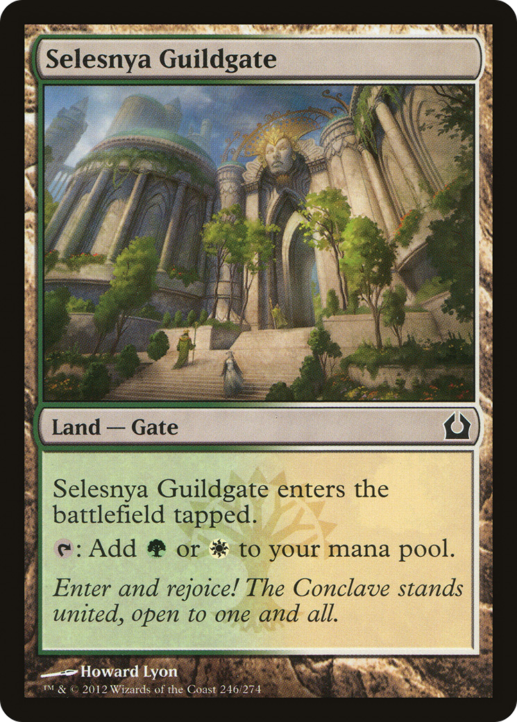 Image of Selesnya Guildgate (RTR-246) - Return to Ravnica Foil
