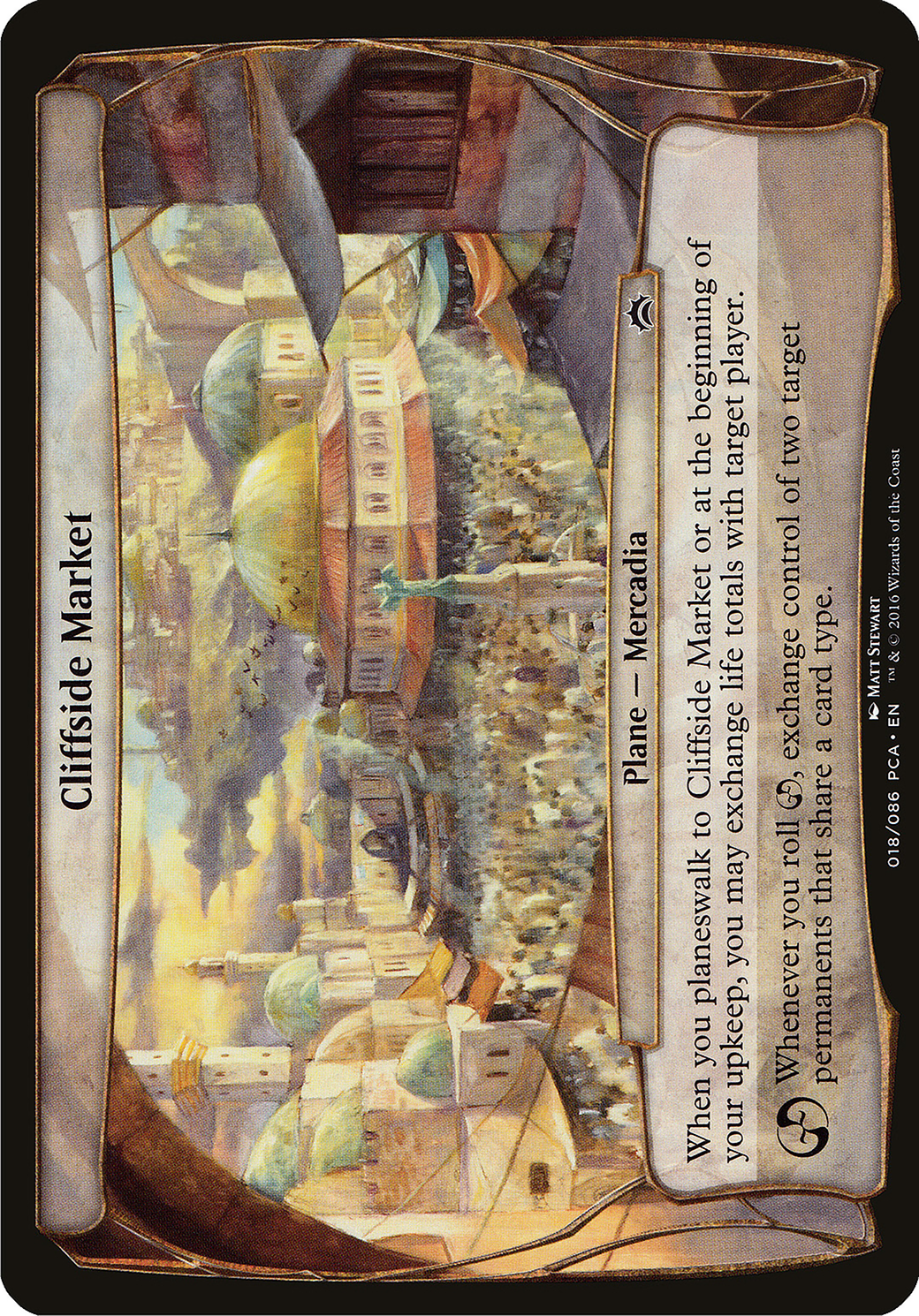 Image of Cliffside Market (Planechase Anthology) (OVER-) - Planechase Anthology Planes