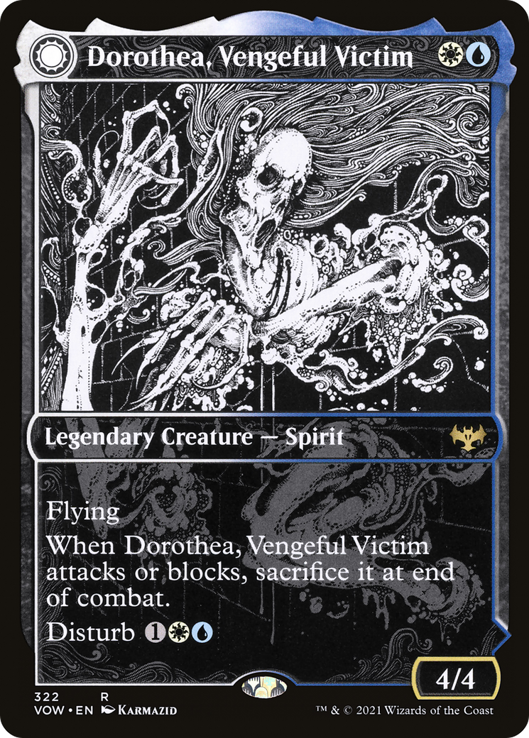 Image of Dorothea, Vengeful Victim (Showcase) (VOW-322) - Innistrad: Crimson Vow: (Showcase, Double Faced Transform)