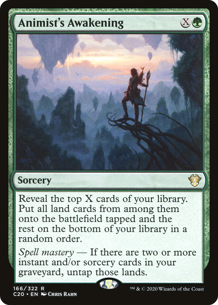 Image of Animist's Awakening (C20-166) - Commander 2020