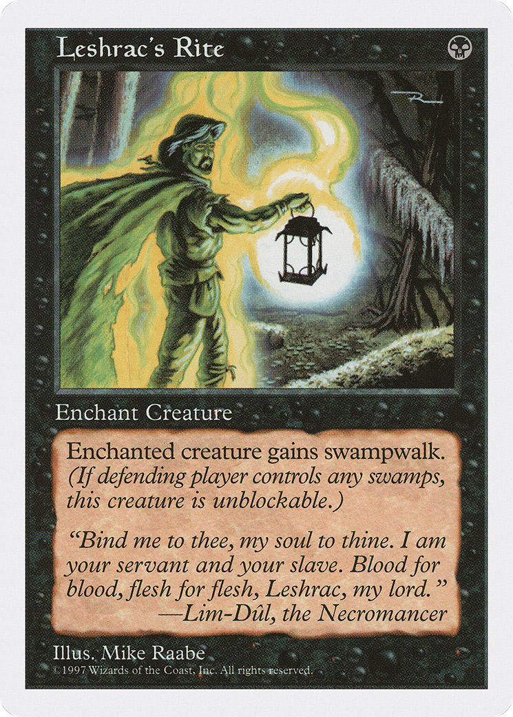 Image of Leshrac's Rite (5ED-) - Fifth Edition
