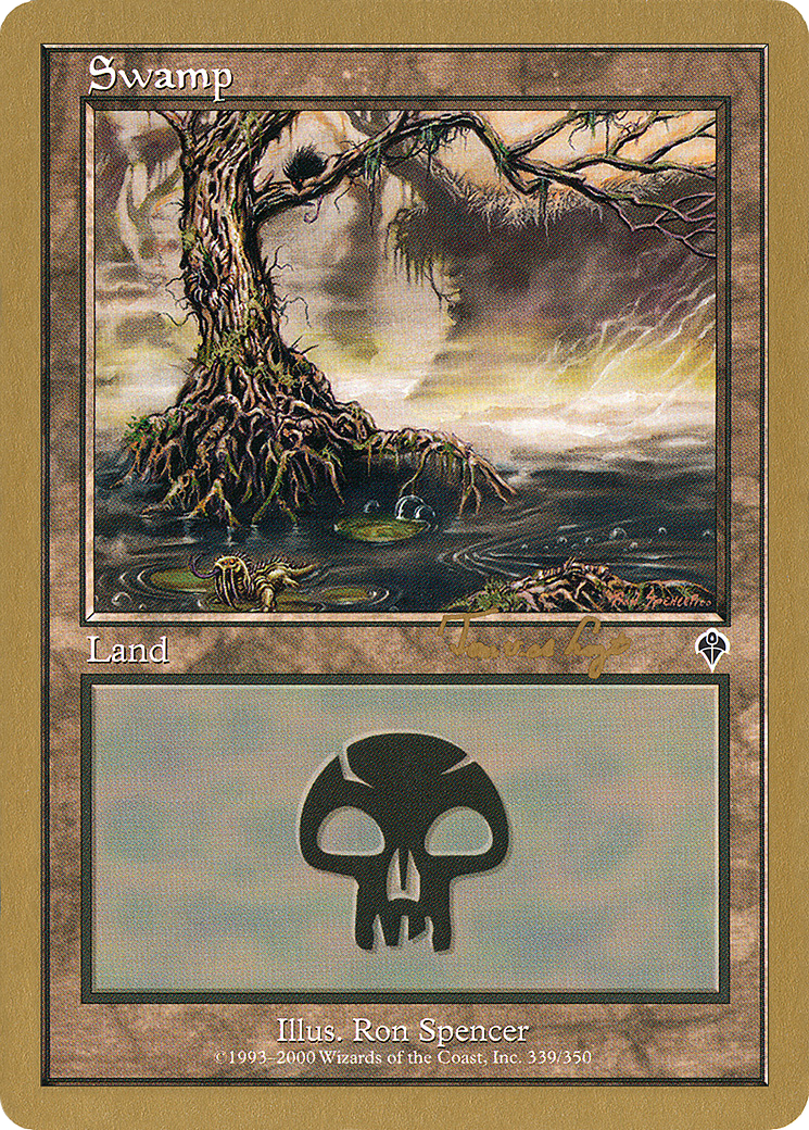 Image of Swamp (339) - 2001 Tom van de Logt (INV) (WCD-) - World Championship Decks 2001