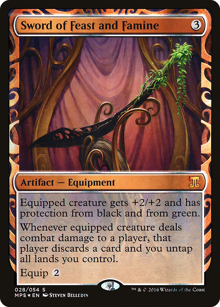 Image of Sword of Feast and Famine (MPS-028) - Kaladesh Inventions Foil