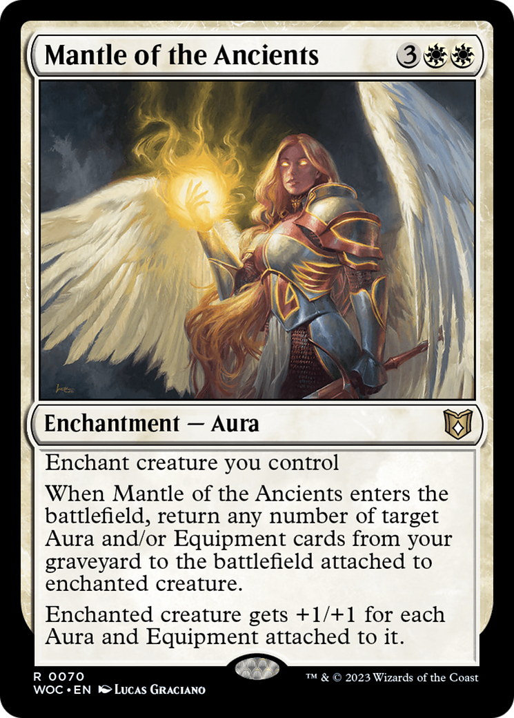 Image of Mantle of the Ancients (WOC-070) - Wilds of Eldraine Commander