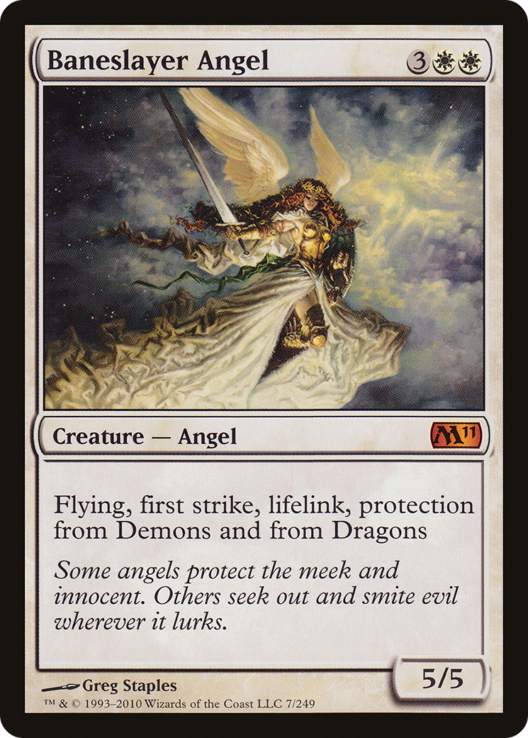 Image of Baneslayer Angel (M11-007) - Magic 2011