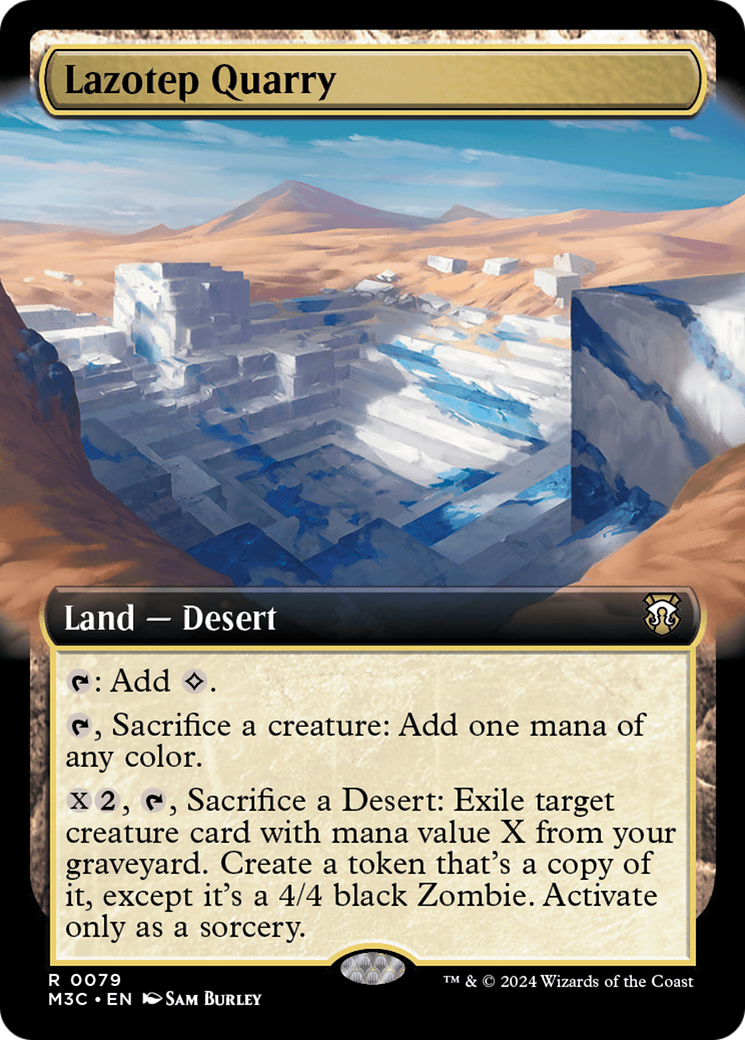 Image of Lazotep Quarry (Extended Art) (M3C-079) - Modern Horizons 3 Commander: (Extended Art)