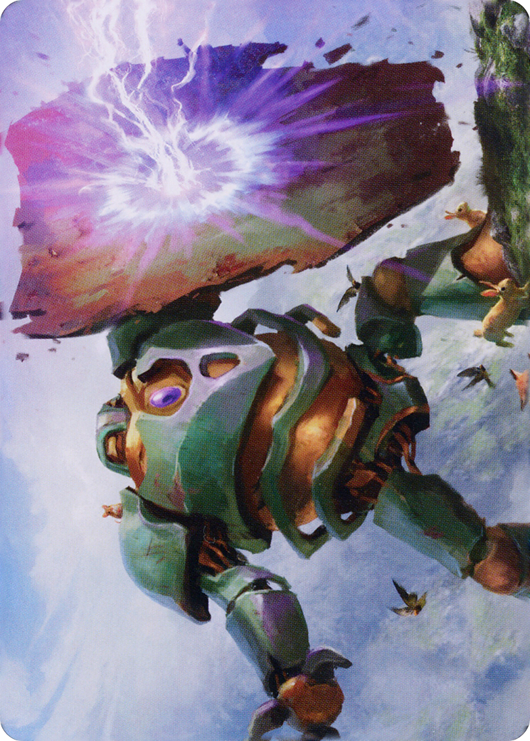 Image of Walking Bulwark // Walking Bulwark (ADMU-058) - Dominaria United Art Series (Borderless)