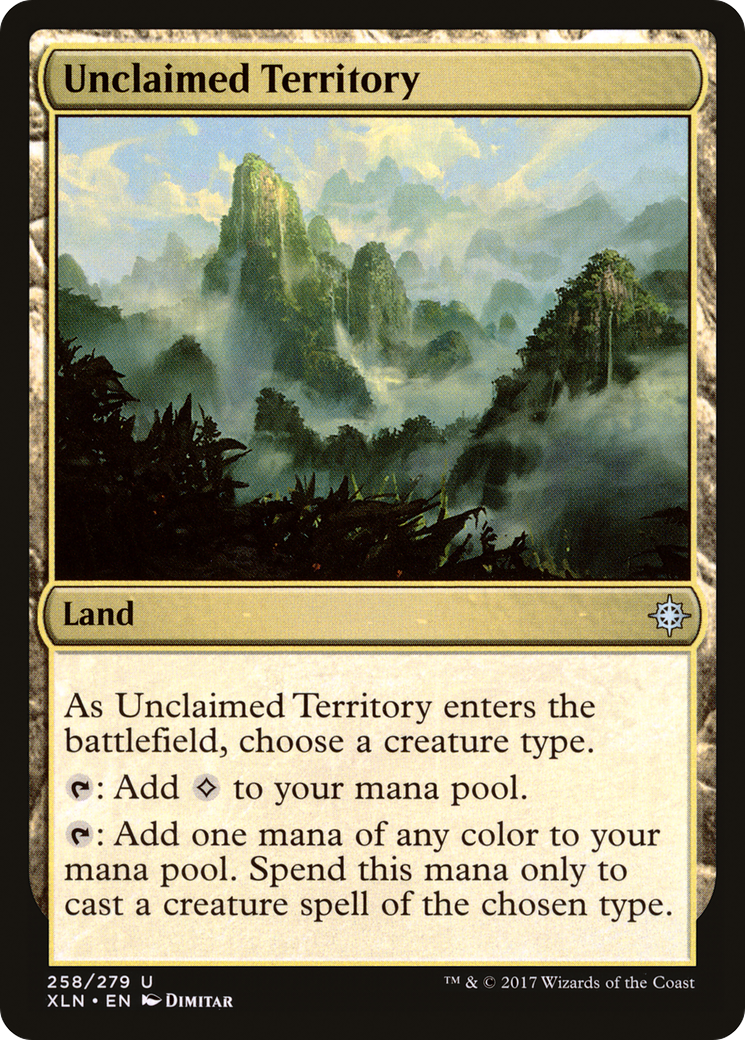 Image of Unclaimed Territory (XLN-258) - Ixalan