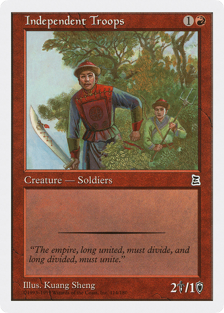 Image of Independent Troops (PTK-114) - Portal Three Kingdoms