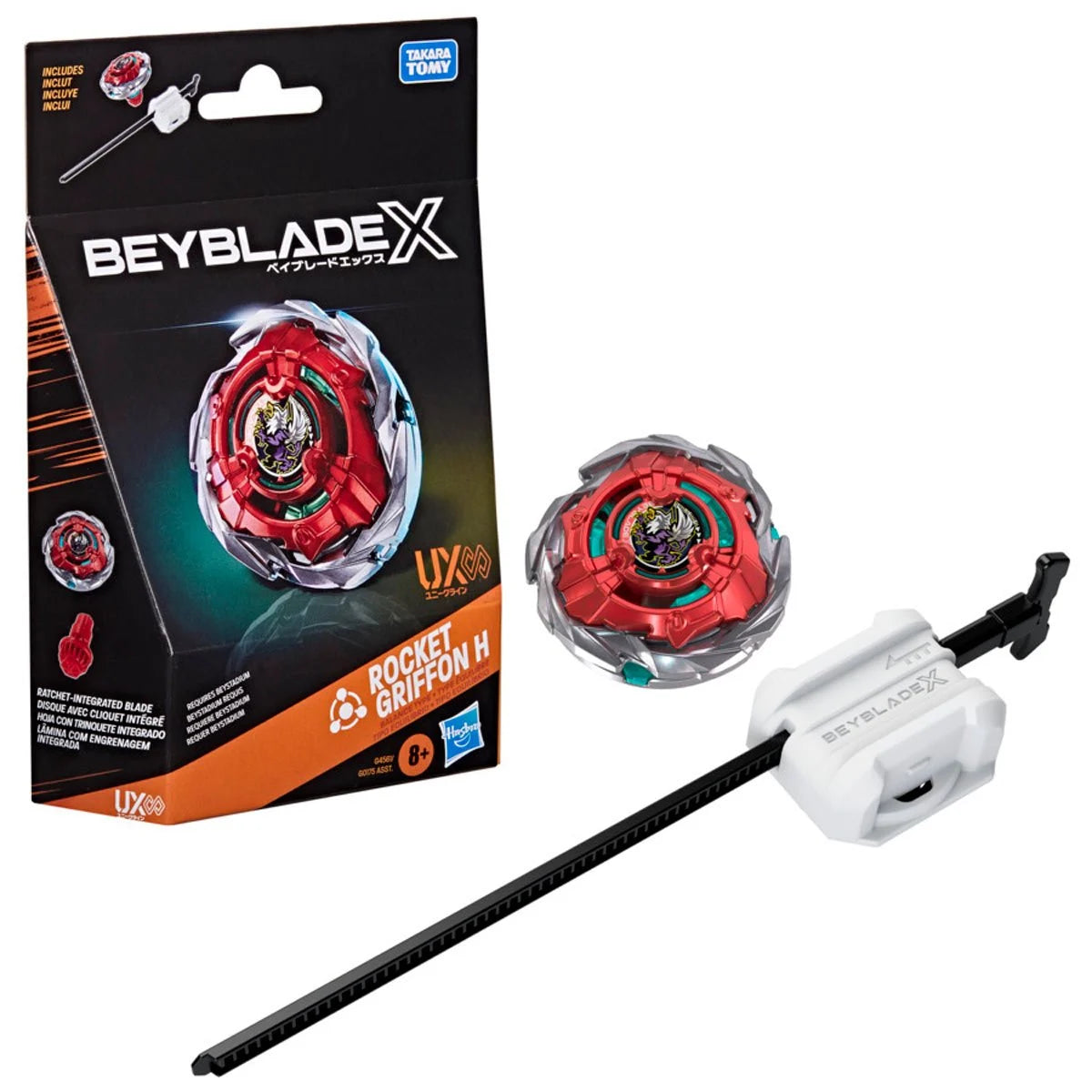 Image of Beyblade X Rocket Griffon H UX Infinity Starter Pack Set