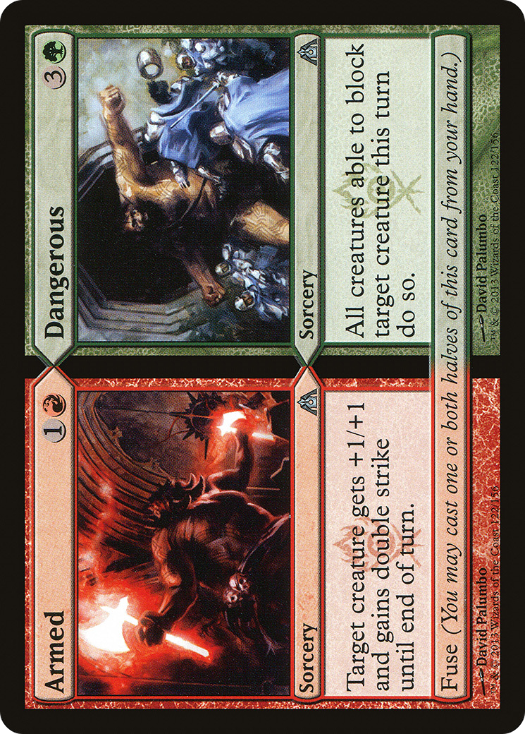 Image of Armed // Dangerous (DGM-122) - Dragon's Maze Foil
