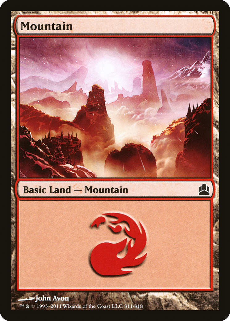 Image of Mountain (311) (CMD-311) - Commander 2011