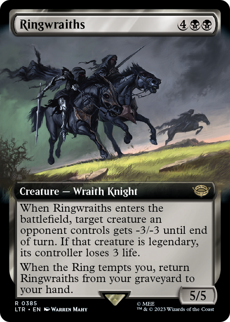 Image of Ringwraiths (Extended Art) (LTR-385) - The Lord of the Rings: Tales of Middle-earth: (Extended Art)