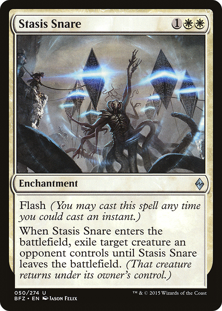 Image of Stasis Snare (BFZ-050) - Battle for Zendikar Foil