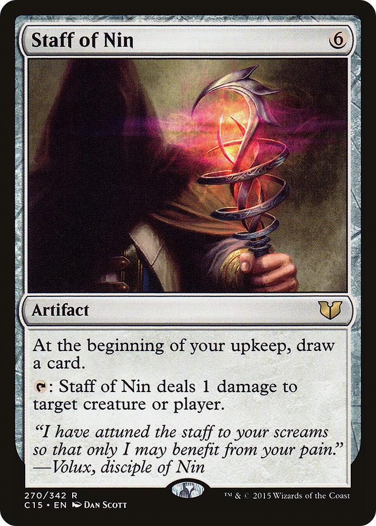Image of Staff of Nin (C15-270) - Commander 2015