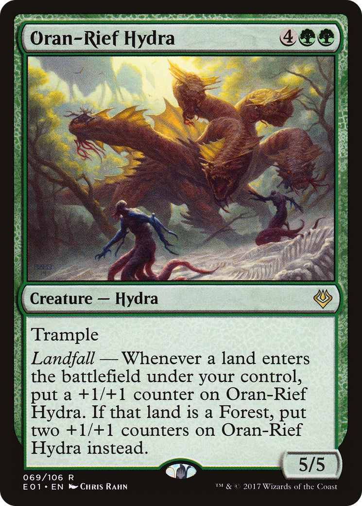 Image of Oran-Rief Hydra (AC2-069) - Archenemy: Nicol Bolas