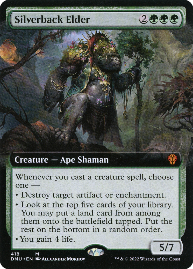 Image of Silverback Elder (Extended Art) (DMU-418) - Dominaria United: (Extended Art)