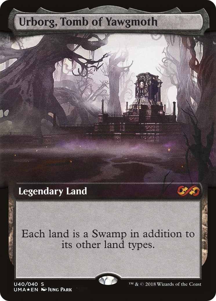 Image of Urborg, Tomb of Yawgmoth (UMA:BT-U40) - Ultimate Box Topper: (Extended Art) Foil