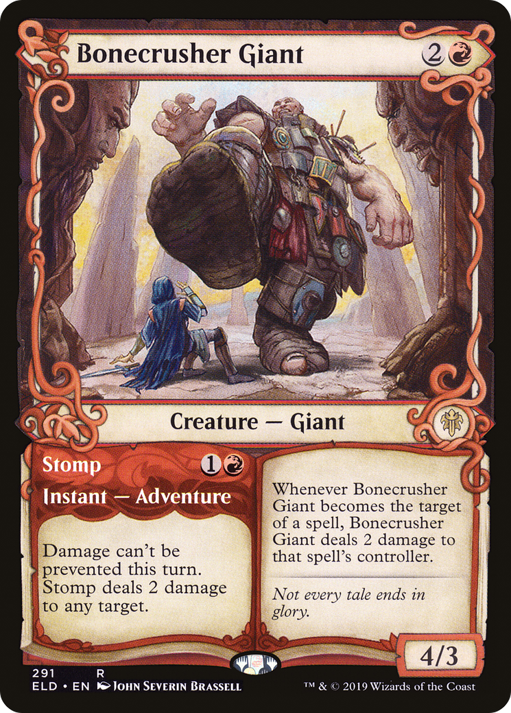Image of Bonecrusher Giant (Showcase) (ELD-291) - Throne of Eldraine: (Showcase)