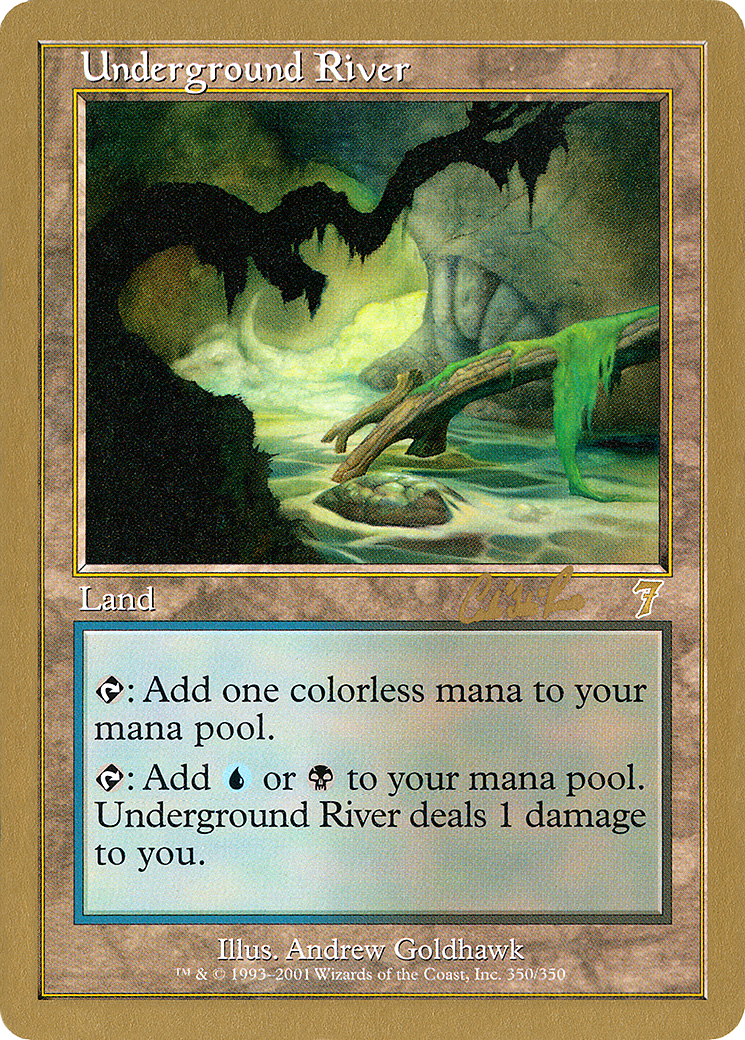 Image of Underground River - 2002 Carlos Romao (7ED) (WCD-) - World Championship Decks 2002