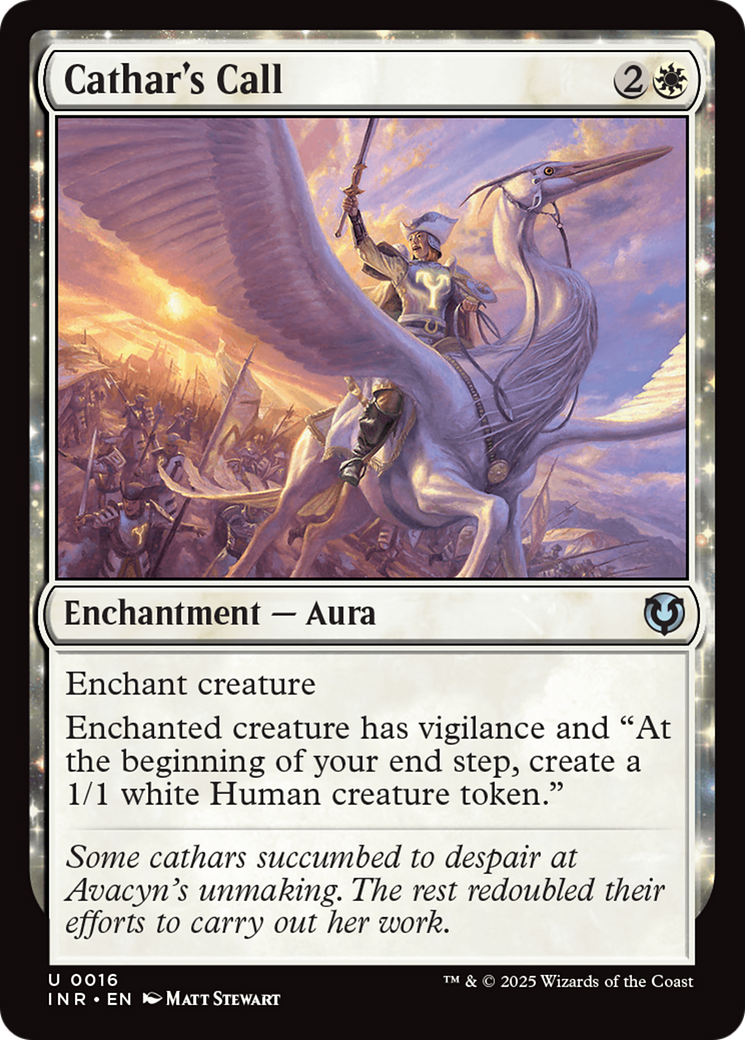 Image of Cathar's Call (INR-016) - Innistrad Remastered: (enchantment) Foil