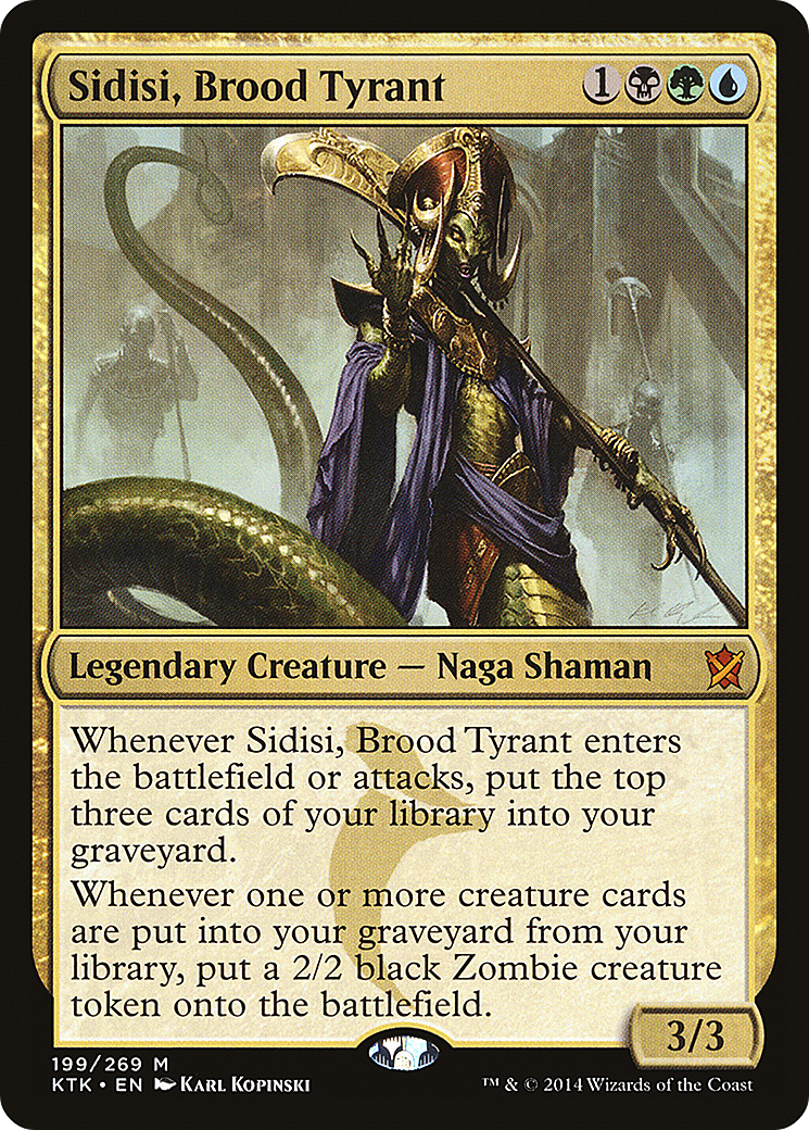 Image of Sidisi, Brood Tyrant (KTK-199) - Khans of Tarkir