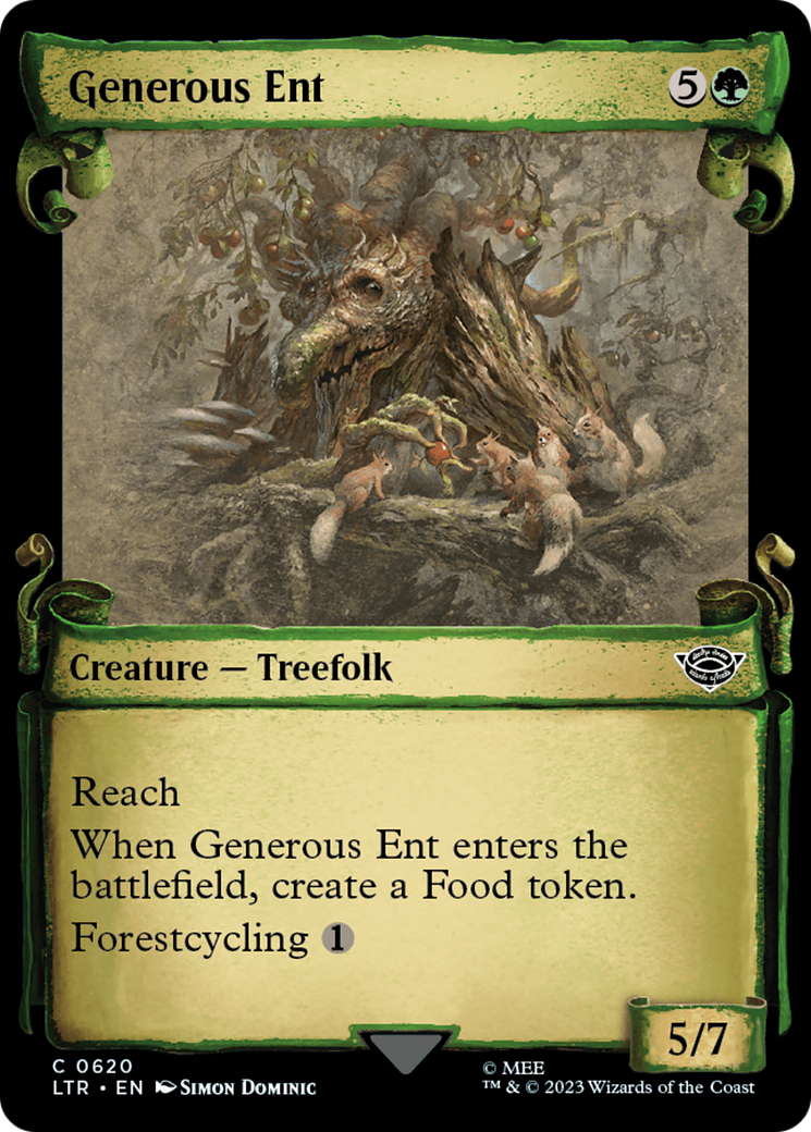 Image of Generous Ent (Showcase Scrolls) (LTR-620) - The Lord of the Rings: Tales of Middle-earth: (Showcase)