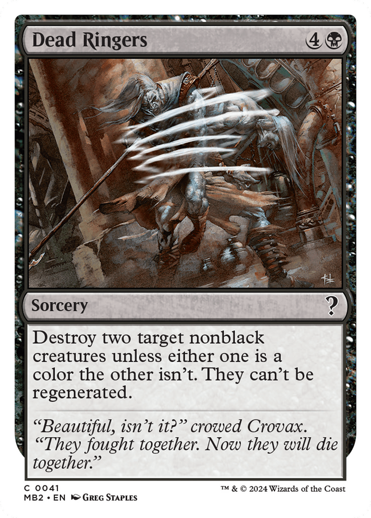 Image of Dead Ringers (White Border) (MB2-041) - Mystery Booster 2