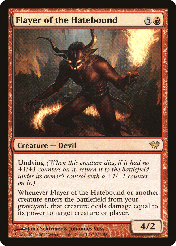Image of Flayer of the Hatebound (DKA-089) - Dark Ascension Foil